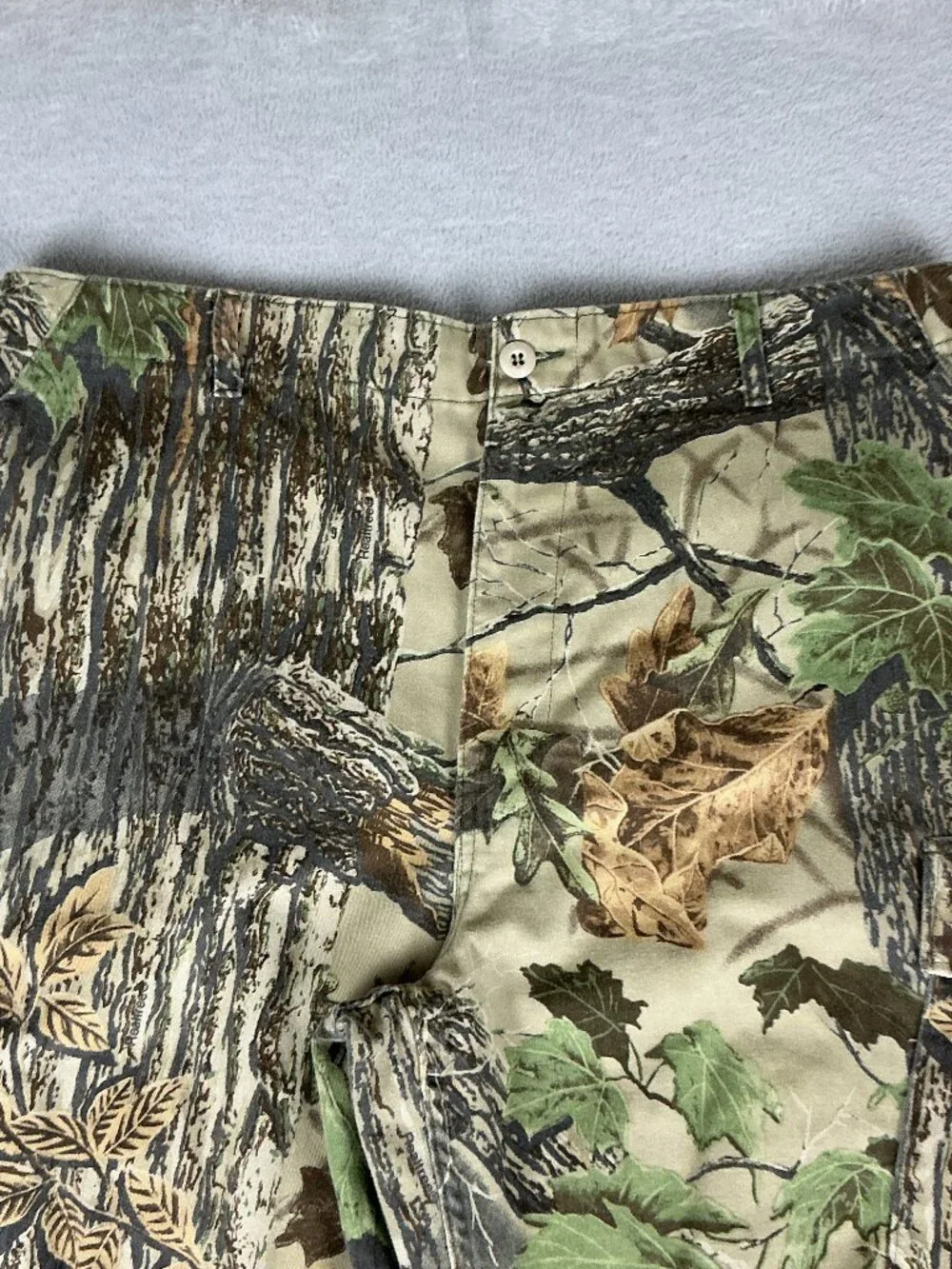 Vintage Rattlers Brand Men's Cargo Pants Camo Hunting XL Y2K Made in USA.